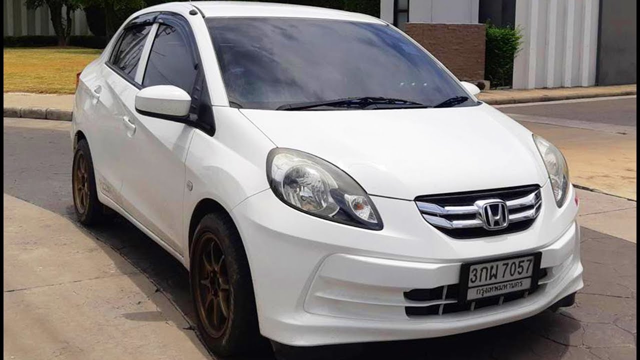 Honda Brio amaze 1.2 v airbag abs ปี 2013 288,000 บาท ผ่อน5,8xx YouTube