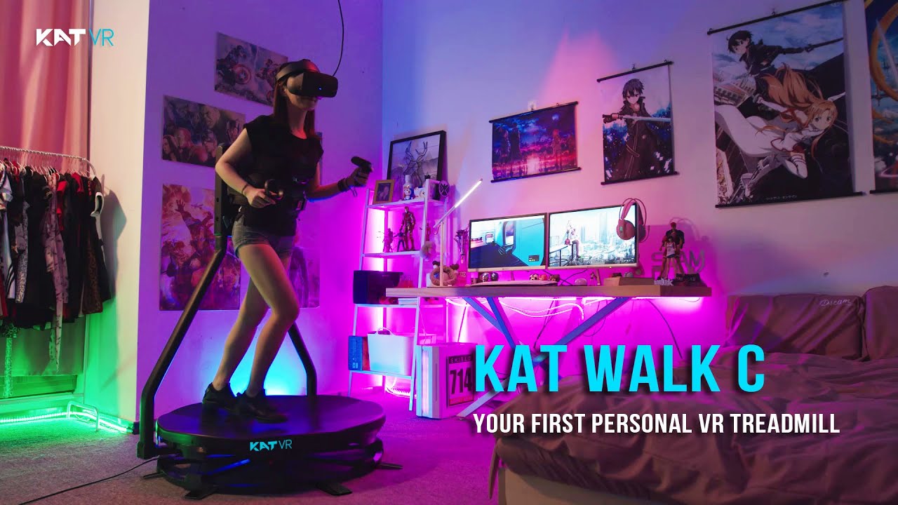 KAT Walk C: First PERSONAL VR Treadmill | WALK Into the OASIS!