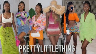 Pretty Little Thing Haul | Styling Haul+Vacay Outfits+ Obsessed W/ This Knit Dress + PLT Haul