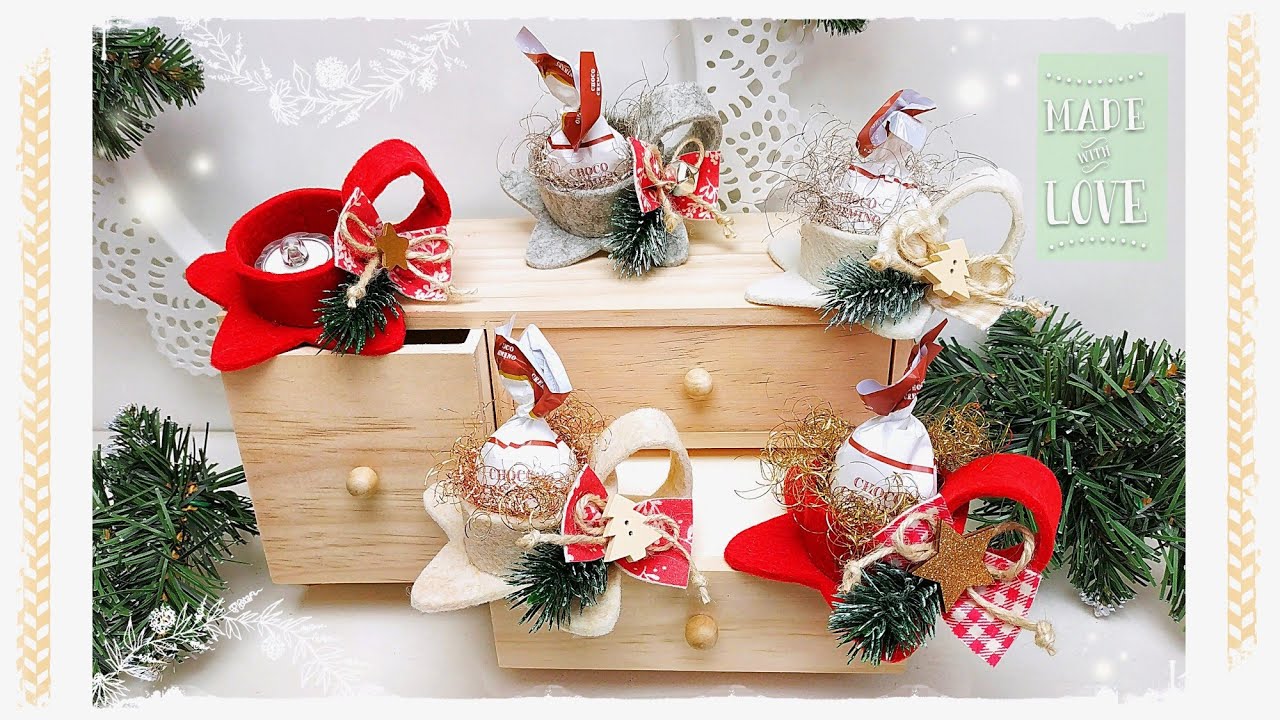 Segnaposto Natalizio in feltro 