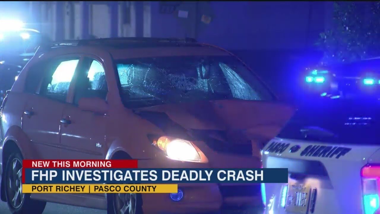 Fatal pedestrian vs vehicle crash in Pasco County, FHP investigates ...