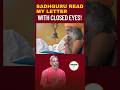 Sadhguru read my letter with closed eyes! #sadhguru #isha #letter #eyes