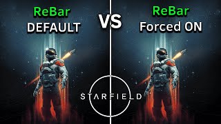 Starfield: ReBar Default vs ReBar Forced ON | Free Performance Boost On Nvidia RTX GPUs