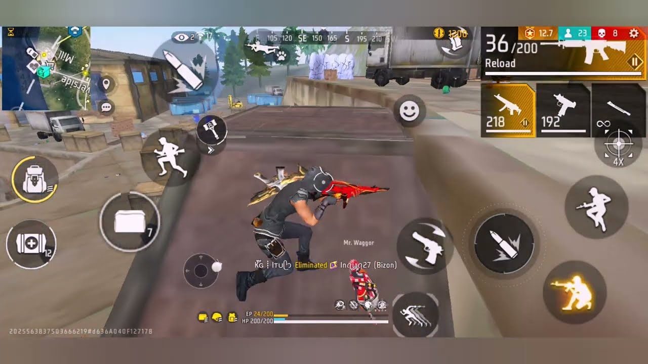 13 kills 💪 M4A1+MP5 99% Headshot Rate 💥|solo vs squad full gameplay 📈