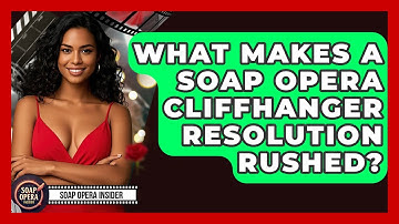 What Makes A Soap Opera Cliffhanger Resolution Rushed? - Soap Opera Insider