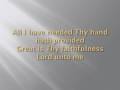 Miniature de la vidéo de la chanson Great Is Thy Faithfulness