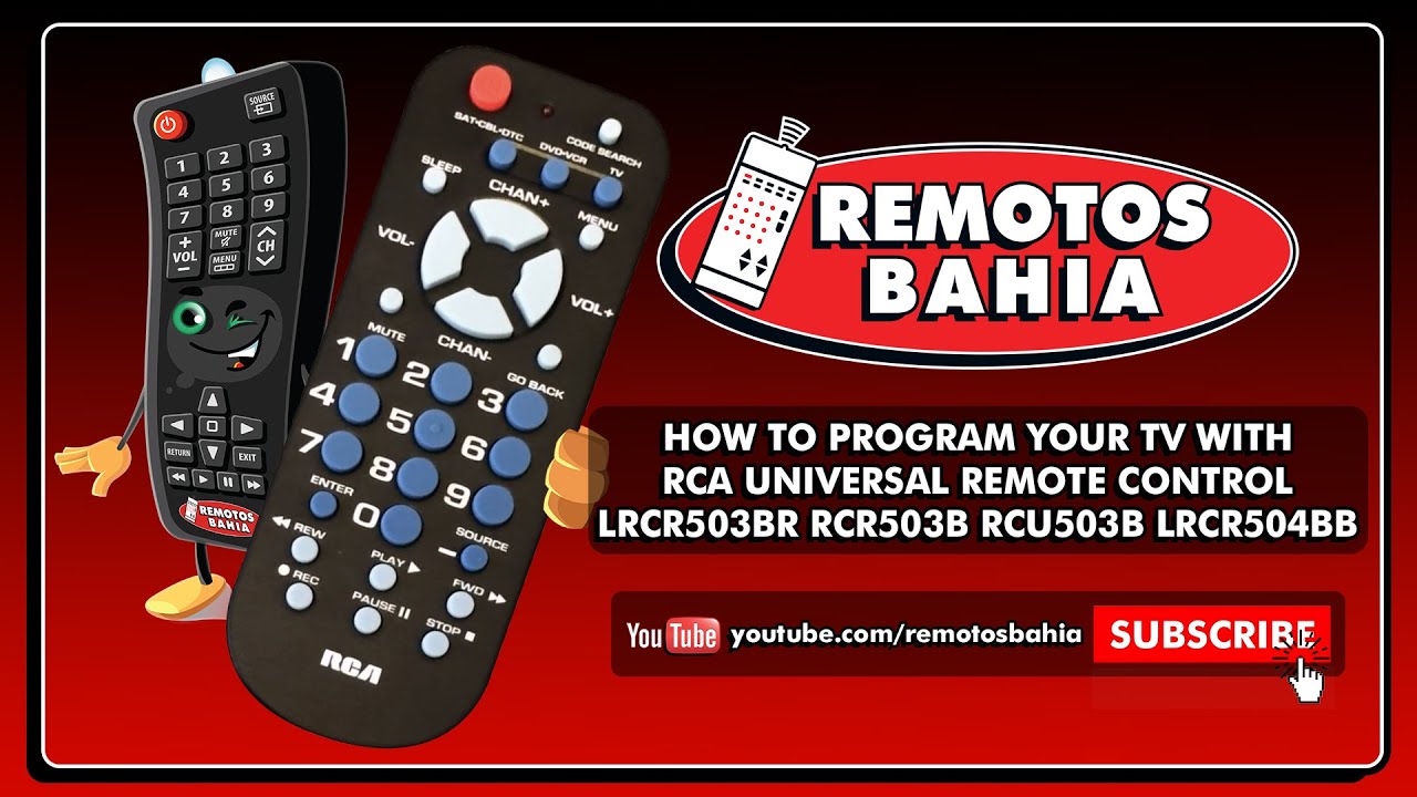 HOW TO PROGRAM YOUR TV WITH RCA UNIVERSAL REMOTE CONTROL ...