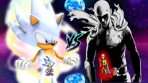 HYPER SONIC OP VS ACCURATE SAITAMA (SERIOUS MODE )IN JUMP FORCE MUGEN