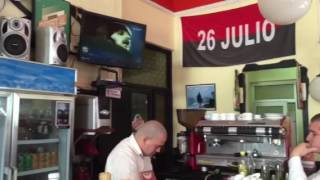 Paul McCartney en el Bar La Dichosa de La Habana, Cuba