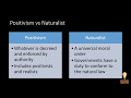 Positivist vs Naturalist