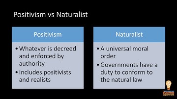 Positivist vs Naturalist