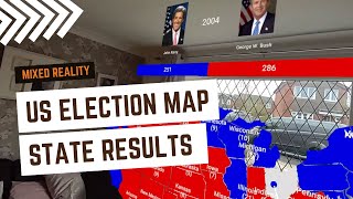 Mixed Reality US Election Map