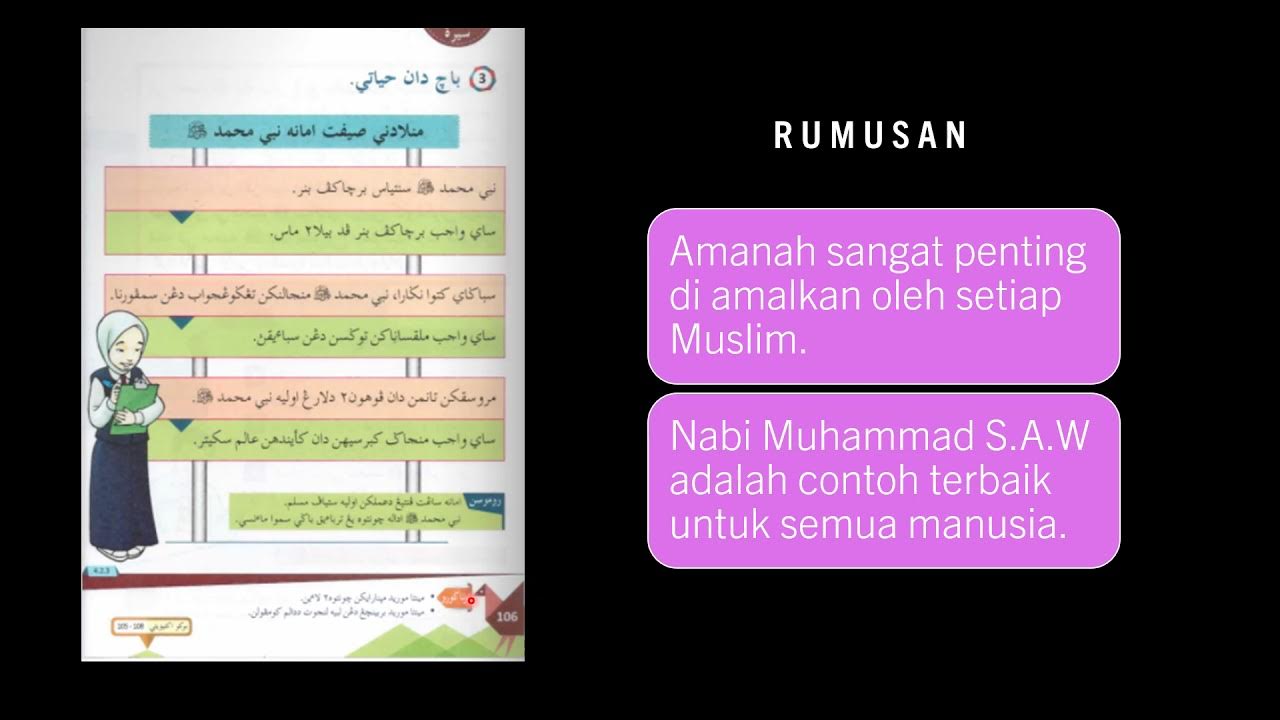 NABI MUHAMMAD AL AMIN TAHUN 2 - YouTube