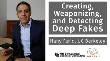 Creating, Weaponizing, and Detecting Deep Fakes, by Hany Farid