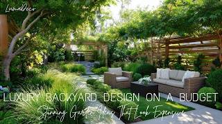 Luxury Backyard Design on a Budget || Affordable Garden Ideas That Look Custom Made 🌷🌞💚