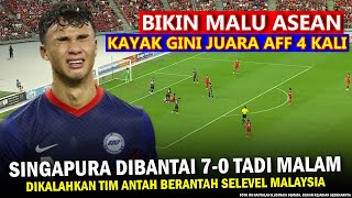 🔵 DAHSYAT & TRAGIS ‼️ Singapura Hancur Lebur Tadi Malam, Sudah Bikin Malu ASEAN & Timnas Indonesia