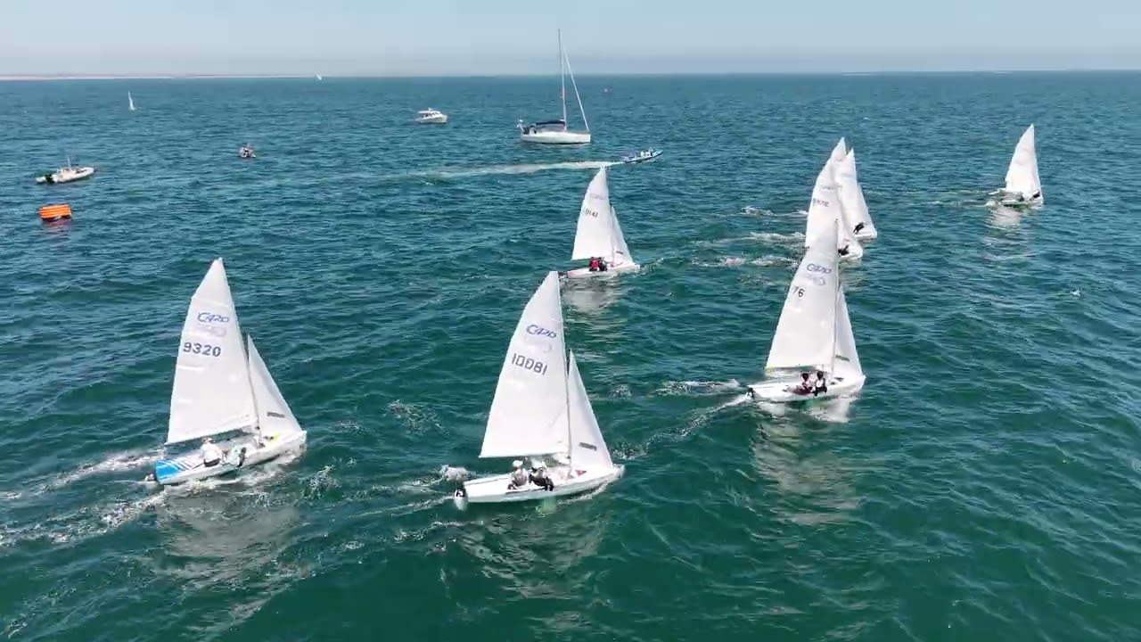 ⁣2026 C420 Nationals   Day 1   Race 3   Yellow Fleet start