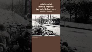 The 504th Parachute Infantry Regiment lands in Holland in 1944. #shorts