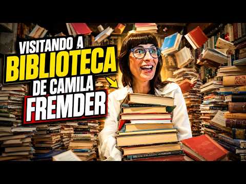 CAMILA FREMDER E SUA COLEÇÃO DE LIVROS! VENHA CONHCER SUA BIBLIOTECA