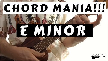 How To Play “E Minor” Chord On The Ukulele | Uke Like The Pros Tutorial