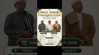HAUL AKBAR BARAQBAH JOGJA BERSAMA HABIB SAYYIDI BARAQBAH LC DAN YKS HADROH