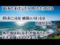凪か嵐か/一条貫太 カラオケ(♭1)
