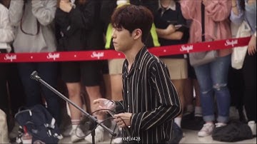 170511 DAY6 busking @ Coex - Congratulations (Wonpil focussed cam)
