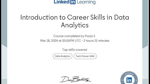 Career Essentials in Data Analysis | Introduction to career skills in Data Analysis | LinkedIn