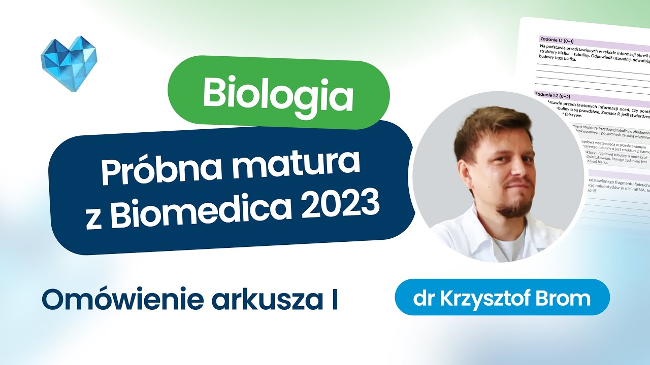 Ogólnopolska Próbna Matura z Biologii 2023/2024 Biomedica – omówienie