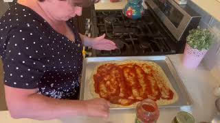 How to make & Freeze Pizza Dough at home. (Using My Bread Machine) Easy Recipe