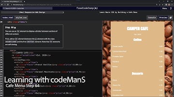 Learn Basic CSS by Building a Cafe Menu - Step 66