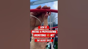 How To Install a Professional Basketball 🏀 Net