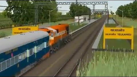 Jayanti Janta Express arrival at Thiruvananthapur By MSTS Open Rails