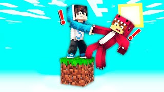 ¿PUEDES SOBREVIVIR AL SKYBLOCK DE UN BLOQUE? MINECRAFT pero EMPIEZO con UN BLOQUE con RaptorGame