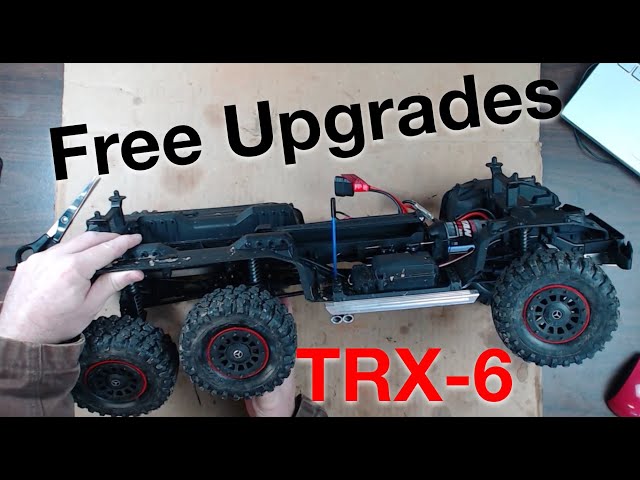 Traxxas TRX-6 Upgrades Part 1 , Free upgrades on the Traxxas