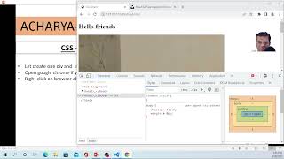 CSS Tutorial In Hindi beginners complete guide #6 Chrome tool CSS inspect demo