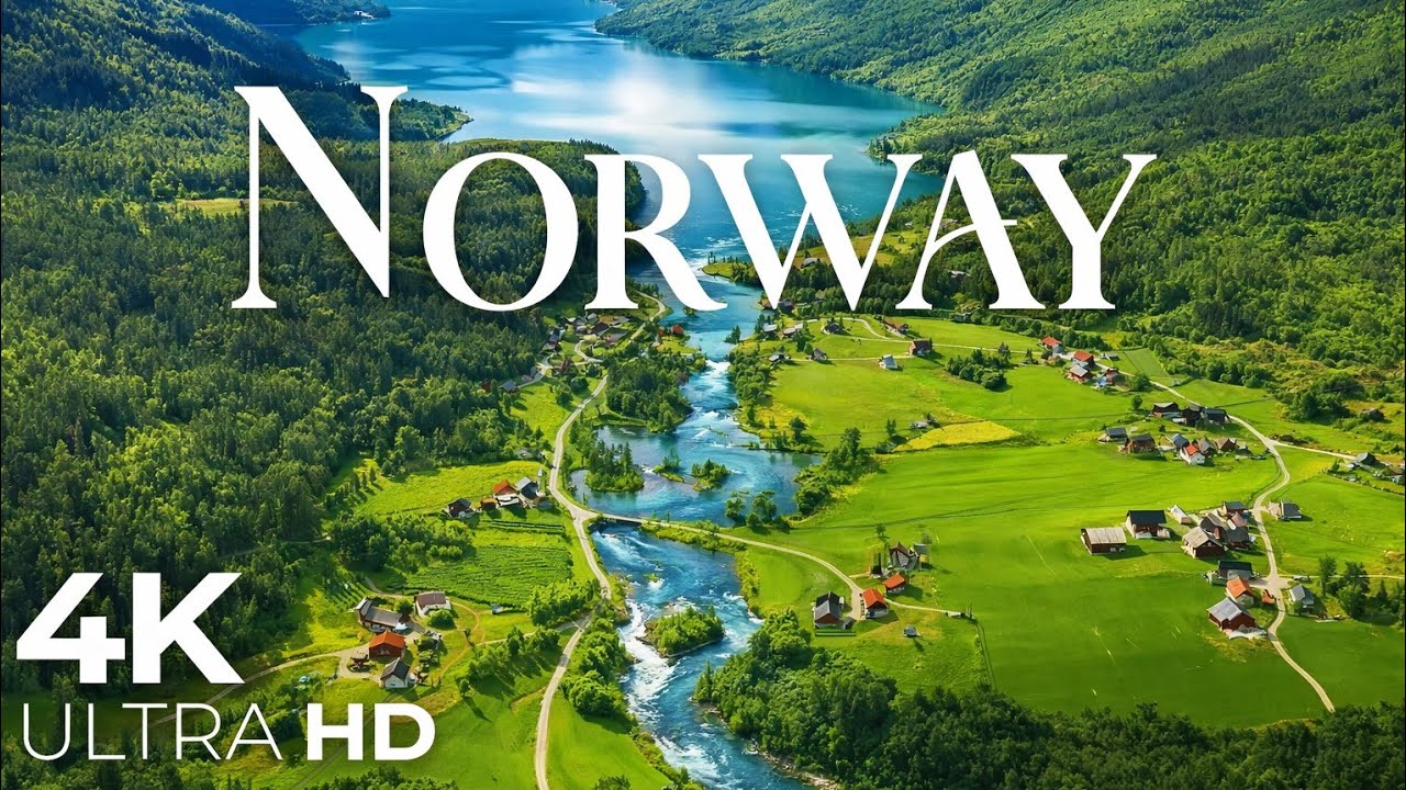 Norway THE MOSR BEAUTIFUL COUNTY IN EUROPE?  4k ultra hdr drone video