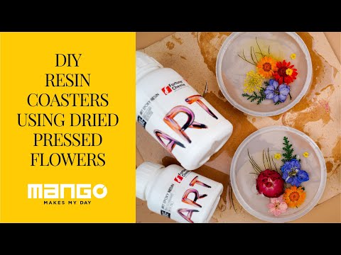 🌿 DIY. Dried Flowers in Resin 🌼 
