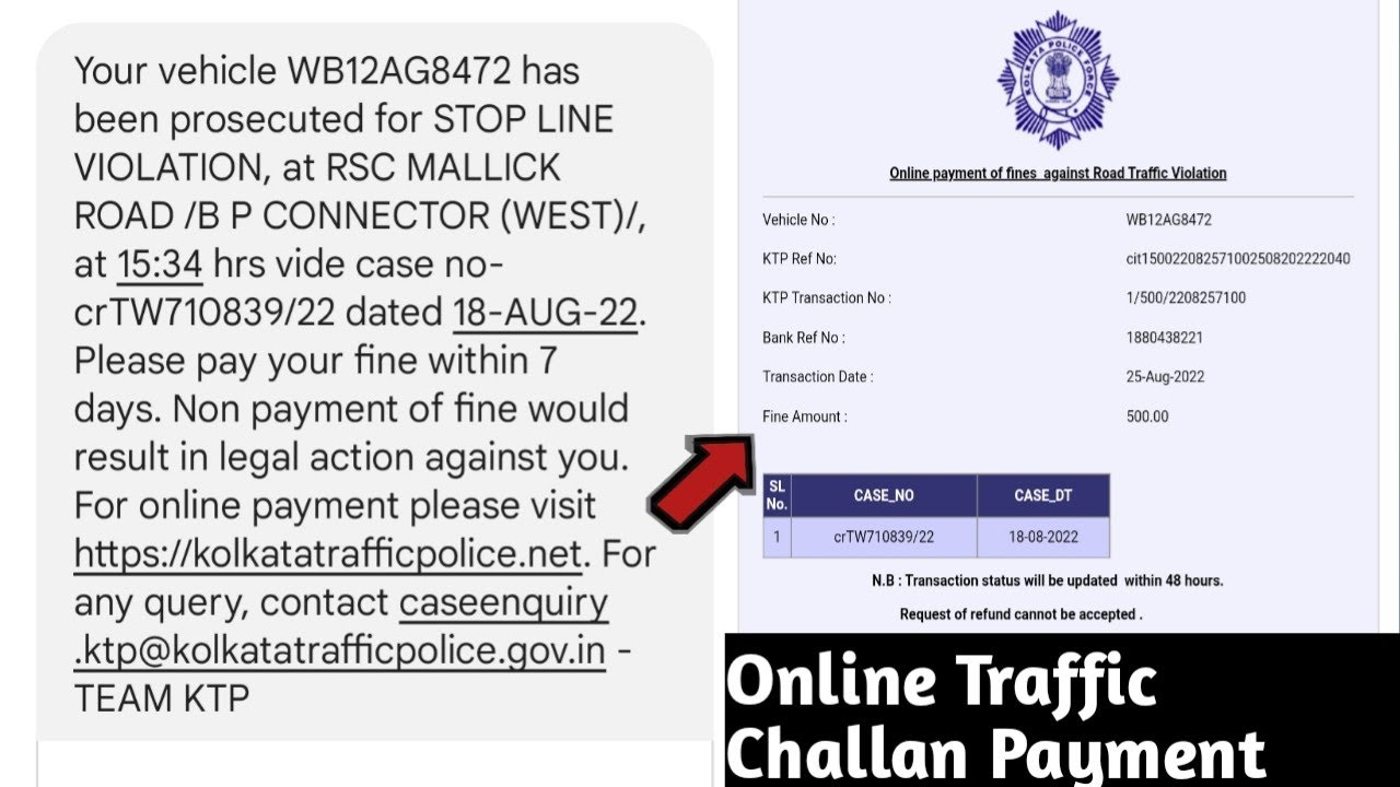 How To Pay West Bengal Police E Challan Online West Bengal Police How to pay west bengal police e challan online west bengal police