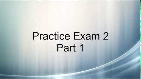 1314 Practice Exam 2 Part 1