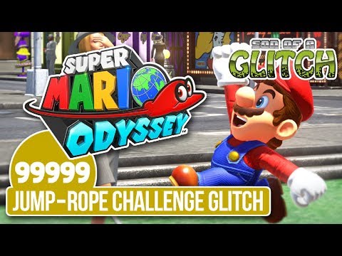 Super Mario Odyssey - Reach 99,999 Jump-Rope Challenge Glitch - Son of a Glitch Bonus Episode