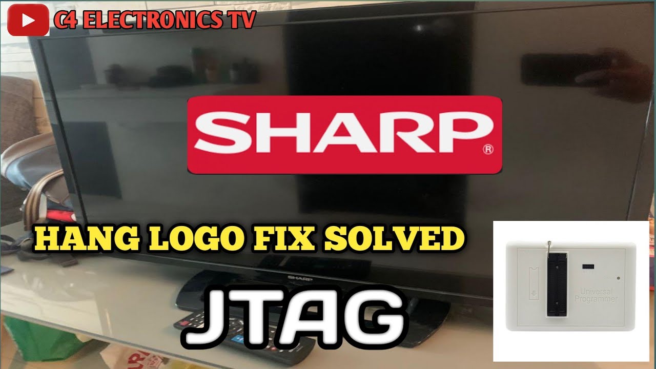 SHARP LC 32LE375X HANG LOGO FIX SOLVED VIA JTAG RT809H how SHARP LC 32LE375X HANG LOGO FIX SOLVED VIA JTAG RT809H how