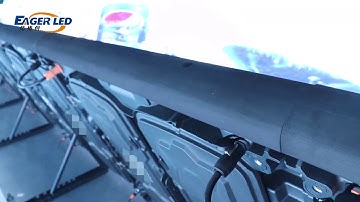 Outdoor 960x960 Stadium Peripheral LED Display To The Exterior Details Of The Italy Cabinet