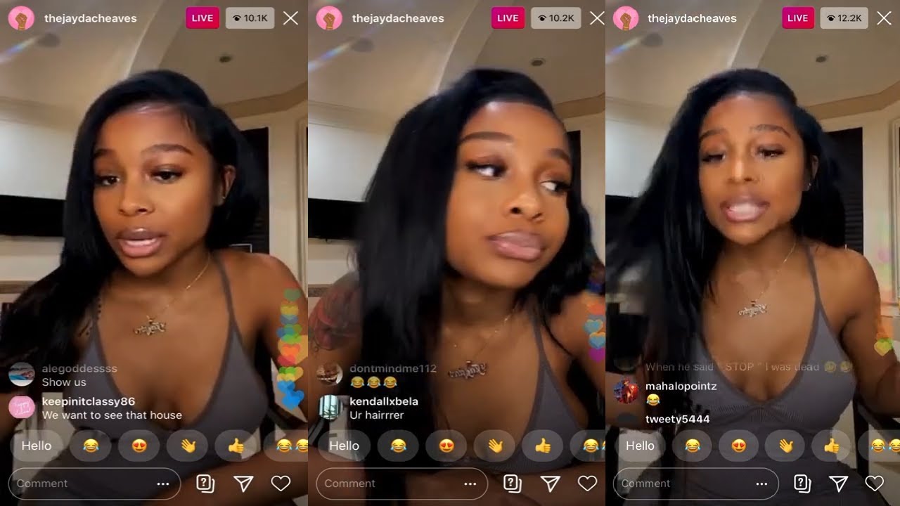 Lil Baby s Ex GF Jayda Cheaves On Instagram Live June 24th 2020 