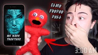 (SIRI IN ELMO) DO NOT PLAY WITH ELMO VOODOO DOLL AND SIRI AT 3 AM! ONE MAN HIDE AND SEEK