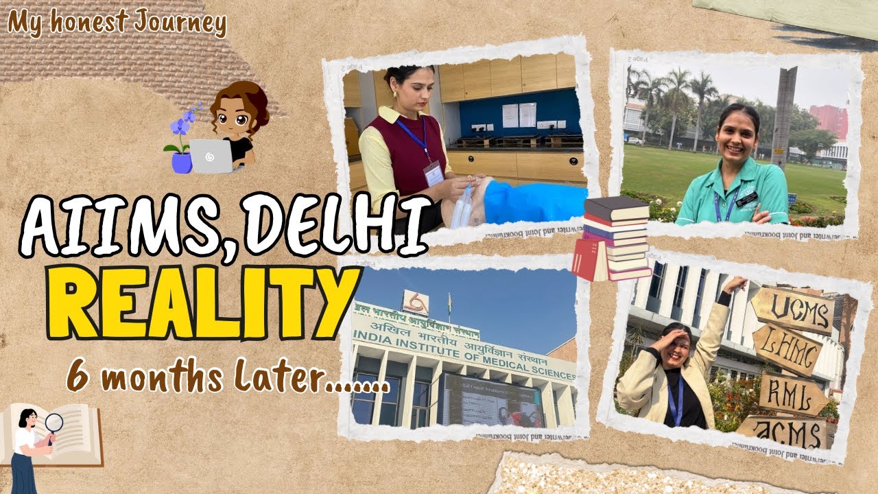 ✨ My Honest 6-Month Journey of MSc Nursing at AIIMS Delhi ✨