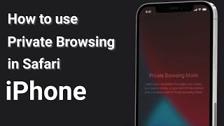 How to enable Private Browsing in Safari in Apple iPhone | Private Browsing in Apple Phones