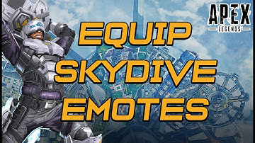 How to Equip Skydive Emotes in Apex Legends | Apex Legends Tutorial (2025)