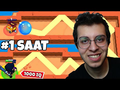 1 SAAT BOYUNCA BRAWL STARS KOMİK ANLAR İZLEDİM