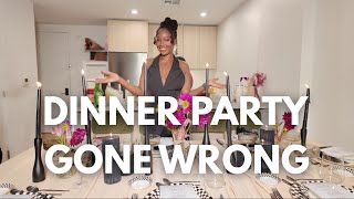 HOSTING FAIL! Everything That Went Wrong at My NYC Dinner Party | VLOG